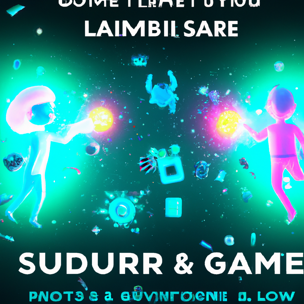 Match snapshot with neon HUD and players